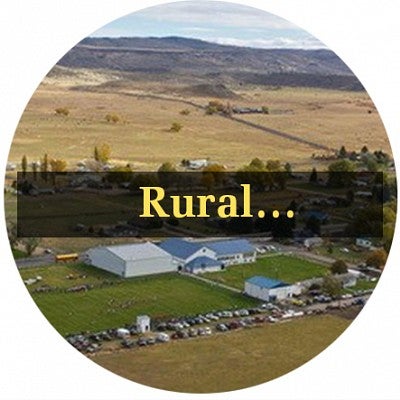 serving rural communities button